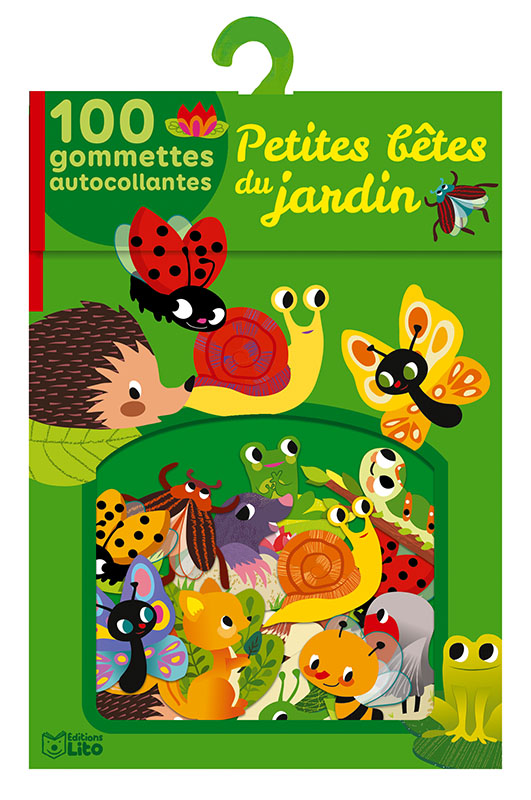 Livre autocollants Les petites bêtes du jardin, Ed Lito : Livres pour  enfants ÉDITIONS LITO maison - botanic®