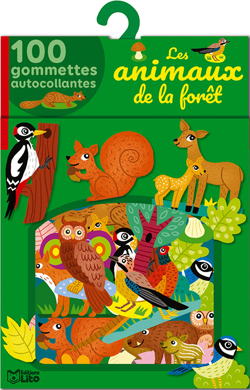 Gommettes enfants, Animaux de la forêt