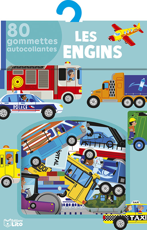 Mon grand livre d'autocollants, 4-5 ans : les transports, les