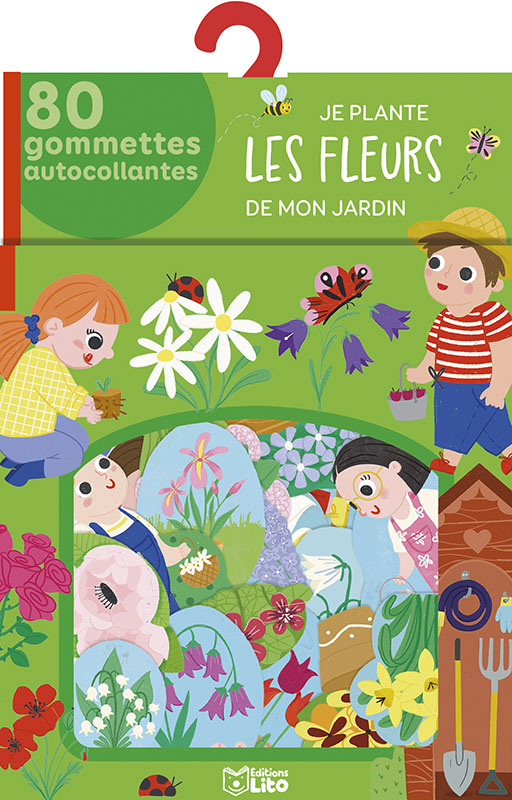 Gommettes Les animaux du jardin : Livres pour enfants ÉDITIONS LITO  maison - botanic®