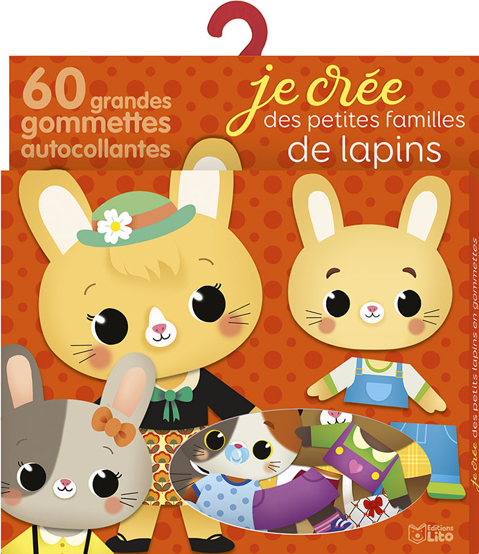 P'tits Lapins et P'tits Poussins 50 Gommettes pour les Petites Mains 18 mois  Éditions Lito : Livres pour enfants ÉDITIONS LITO maison - botanic®