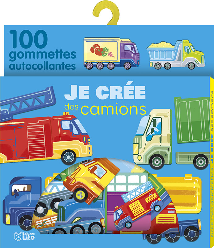 Livre de gommettes autocollantes Les voitures aux Éditions Lito : Livres  pour enfants ÉDITIONS LITO maison - botanic®