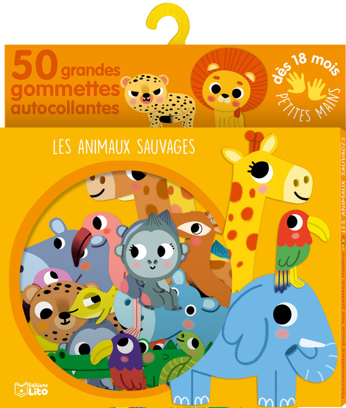 Gommettes pour les petites mains: Les dinosaures - Dès 18 mois