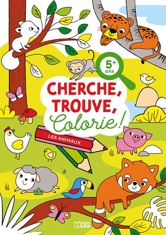 Mes Cartes à Gratter- Les Animaux Mon Bloc Magique 5 ans Éditions Lito :  Livres pour enfants ÉDITIONS LITO maison - botanic®