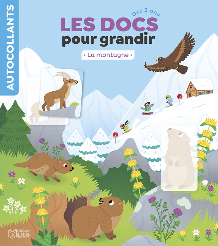 Le Zoo Gommettes pour les Petites Mains 18 mois Éditions Lito : Livres pour  enfants ÉDITIONS LITO maison - botanic®