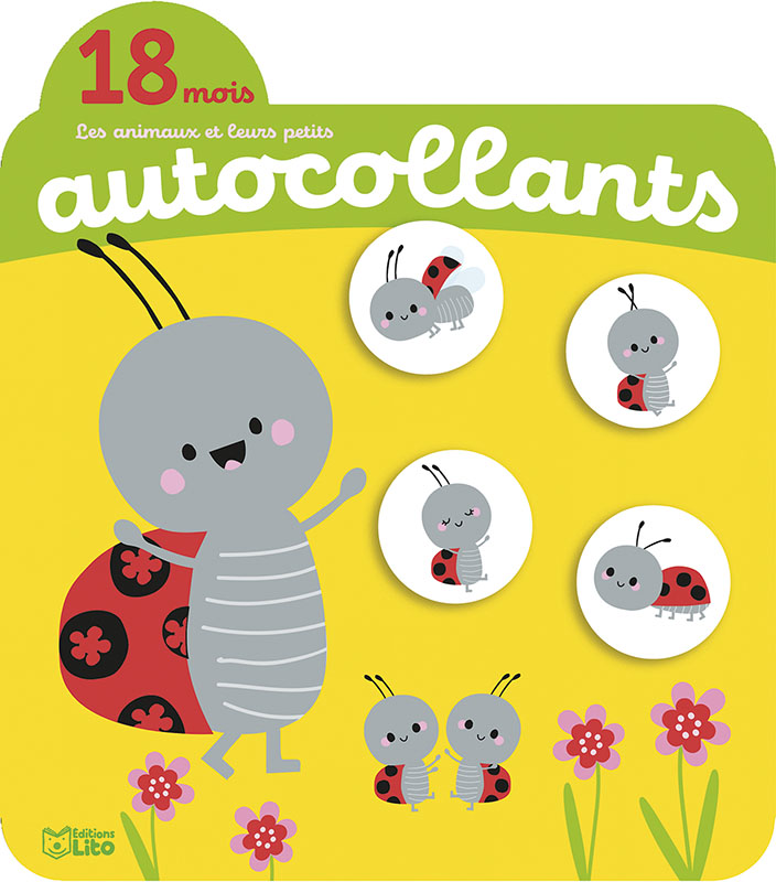 Livre autocollants Le jardin, Ed LITO : Livres pour enfants ÉDITIONS LITO  maison - botanic®