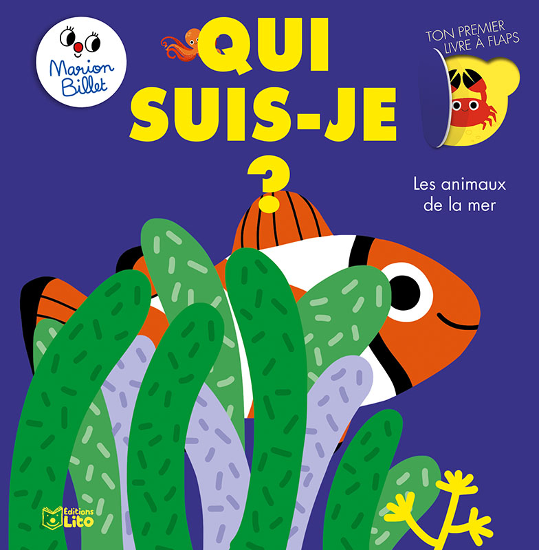 Les Animaux de la Mer Gommettes Petites mains 18 mois Éditions Lito :  Livres pour enfants ÉDITIONS LITO maison - botanic®