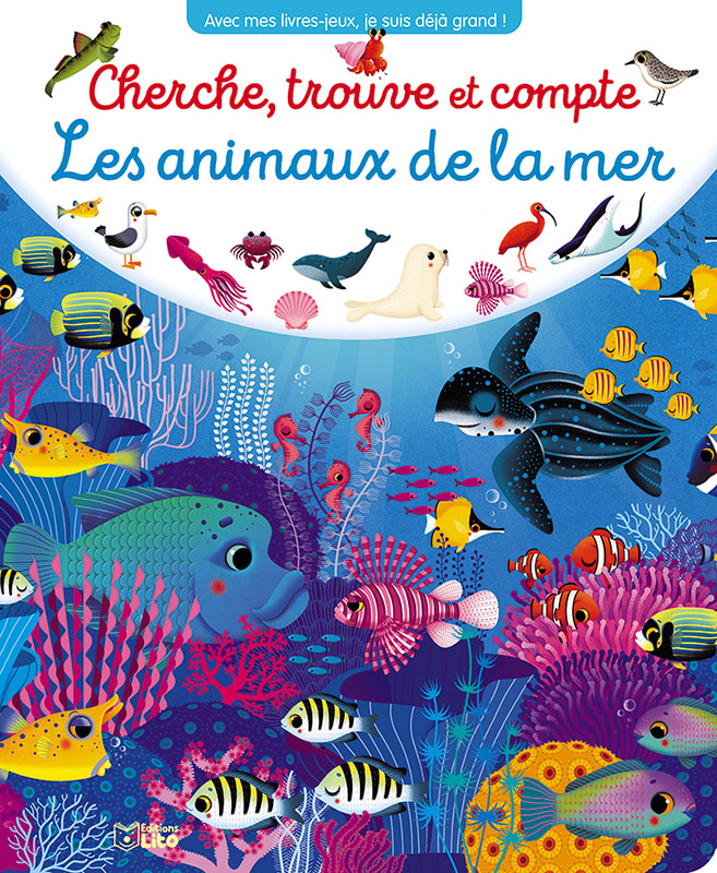 Cherche, trouve et compte Les animaux - Editions Lito