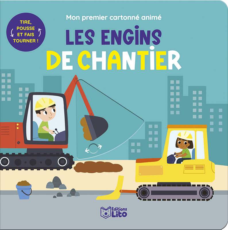 LIVRE ENGINS DE CHANTIER - DECOUVRE LE MONDE EN PHOTOS