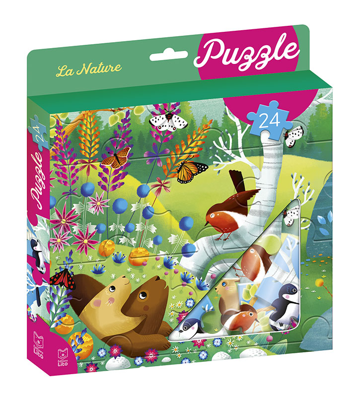 Puzzle 24 pièces - La nature - Editions Lito