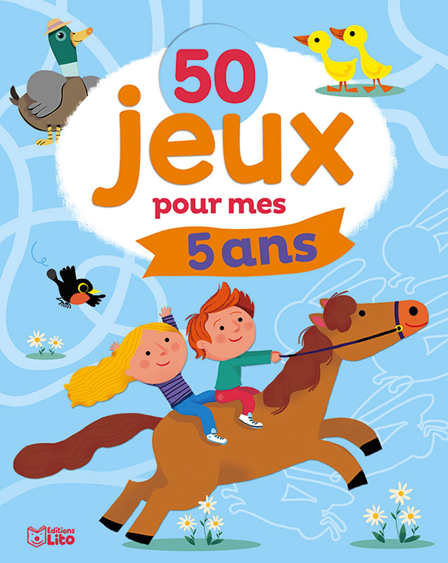 50 jeux pour mes 5 ans - Editions Lito