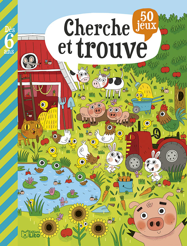 Cherche, trouve et compte Les animaux - Editions Lito