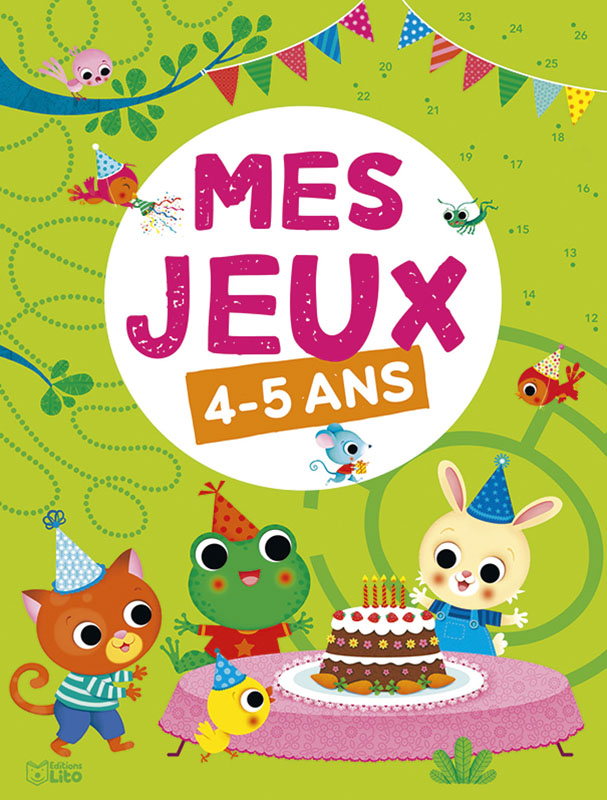 50 jeux pour mes 5 ans - Editions Lito