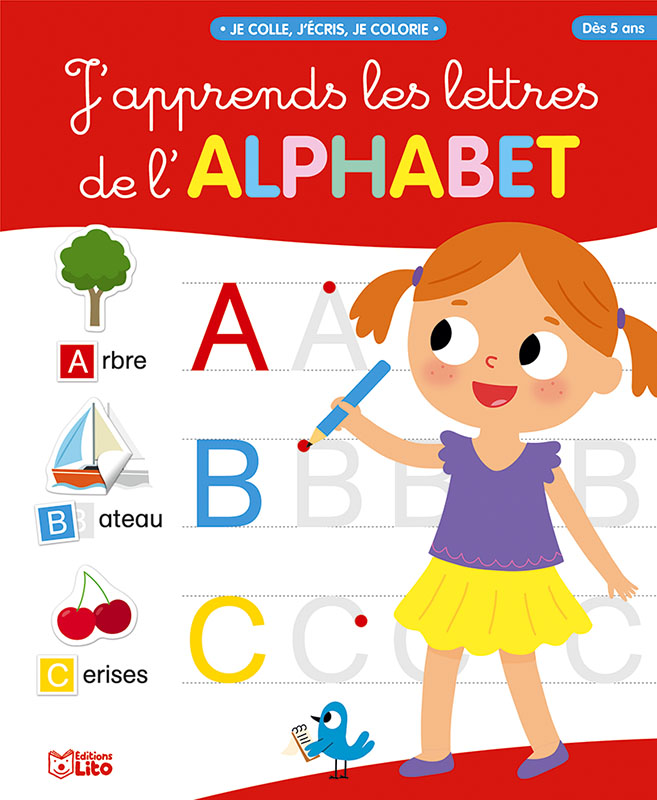 J'apprend L'alphabet Français: Ecris et Colorie les Lettres